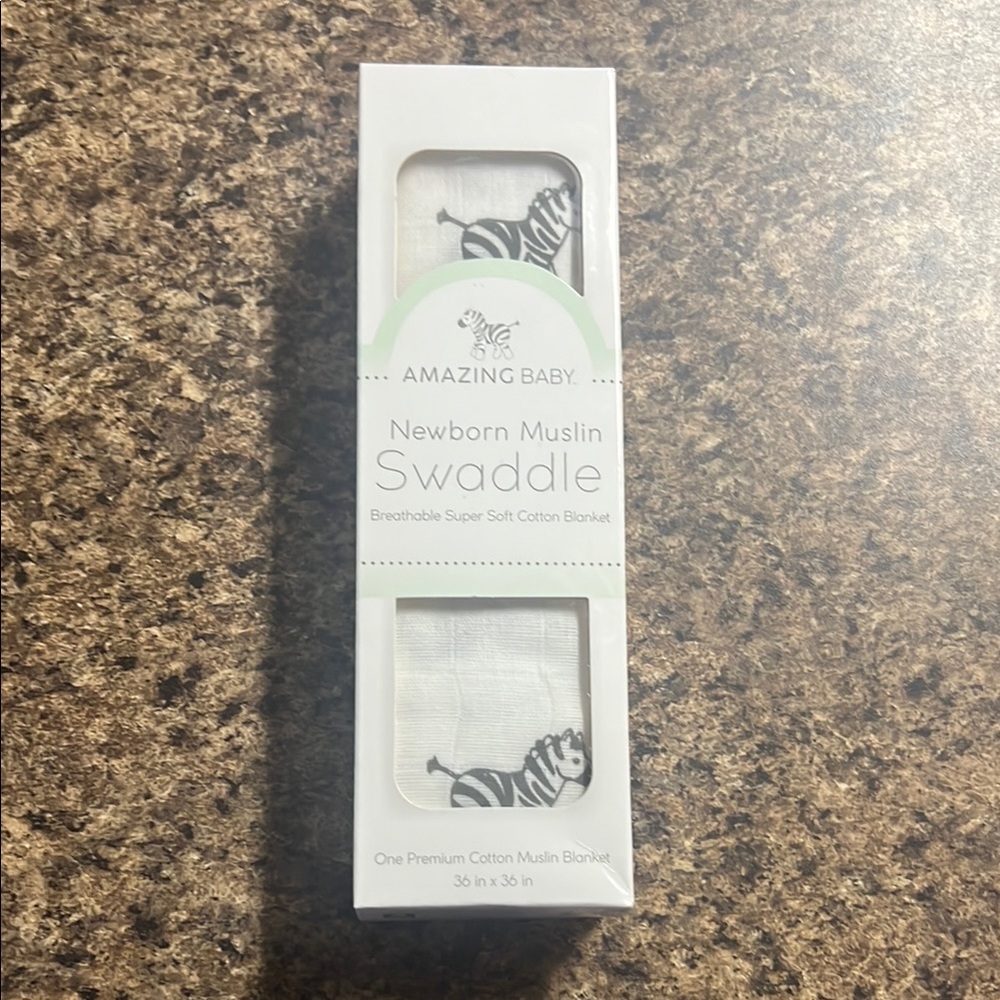 White Newborn Muslin Swaddle